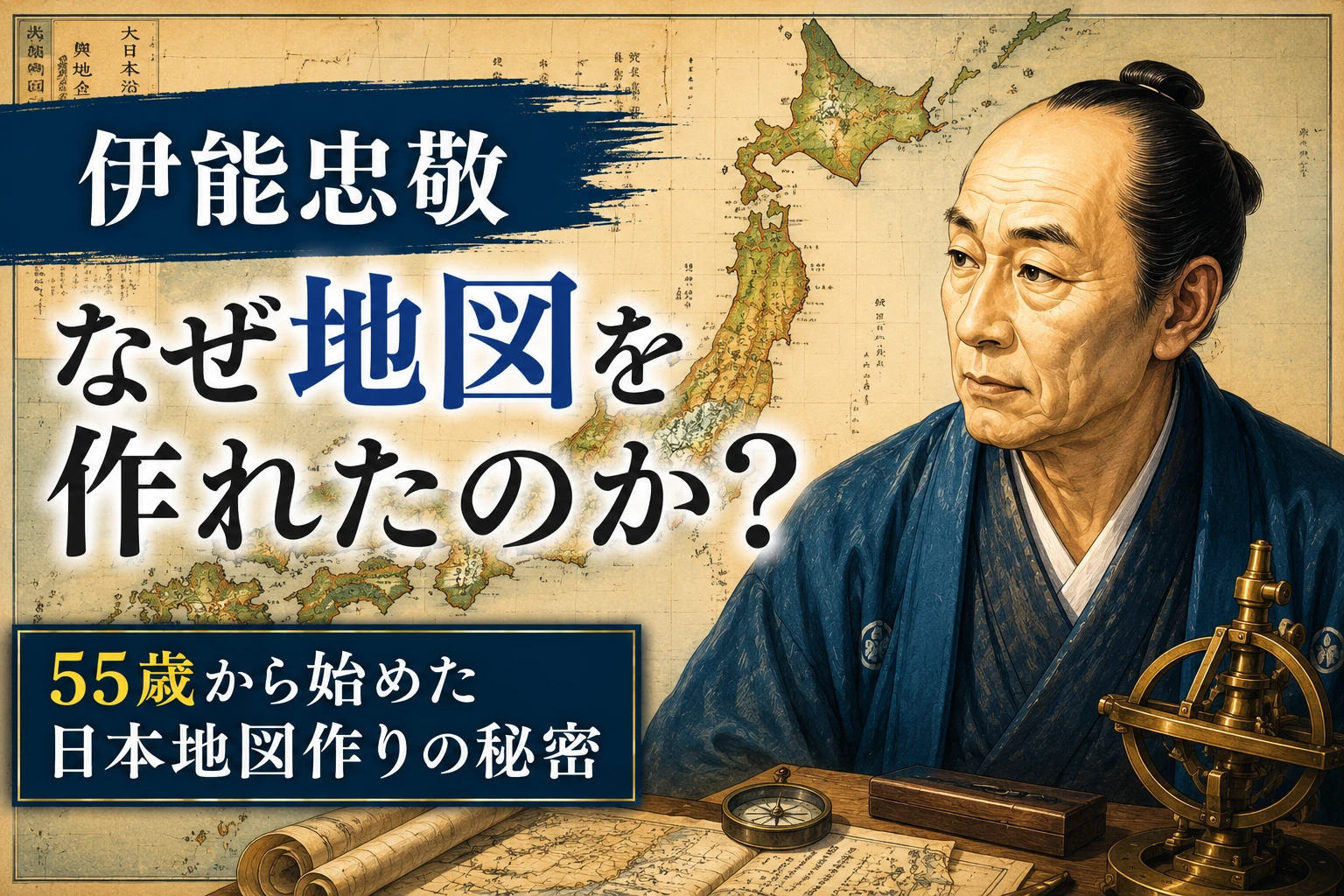 伊能忠敬はなぜ地図を作れたのか